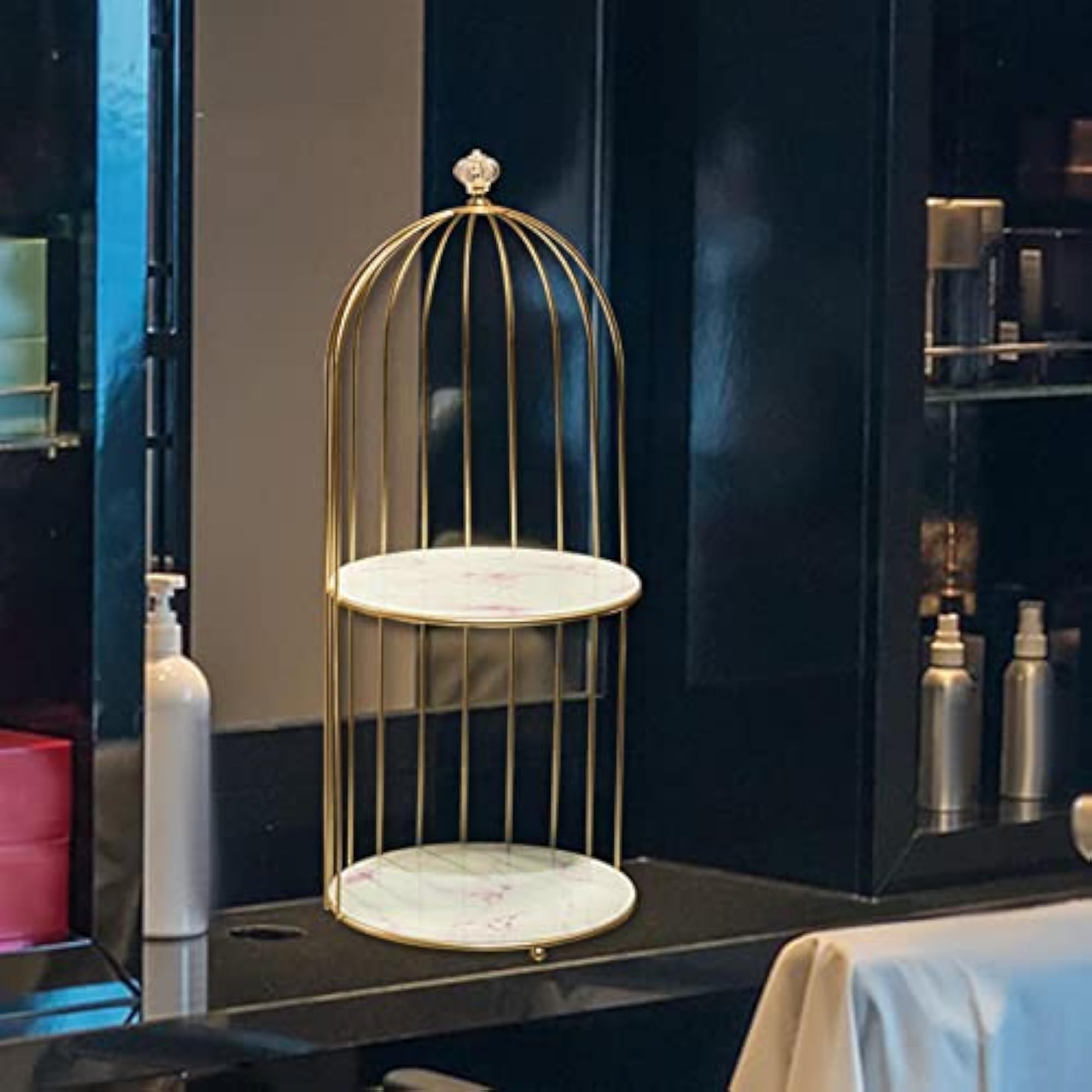 Perfume Rack Makeup Jewelry Display Shelf Creams Tray